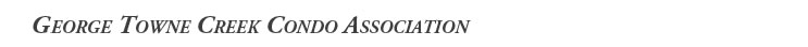 George Towne Creek Condo Association